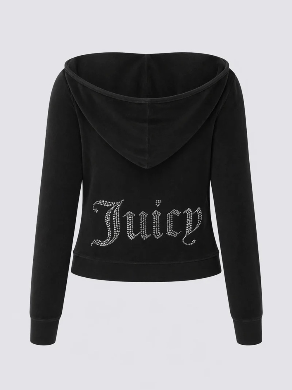 Juicy Couture Black Velour Vintage J Jacket